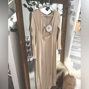 BNWT Princess Polly Jalen Cream Cutout Midi Dress